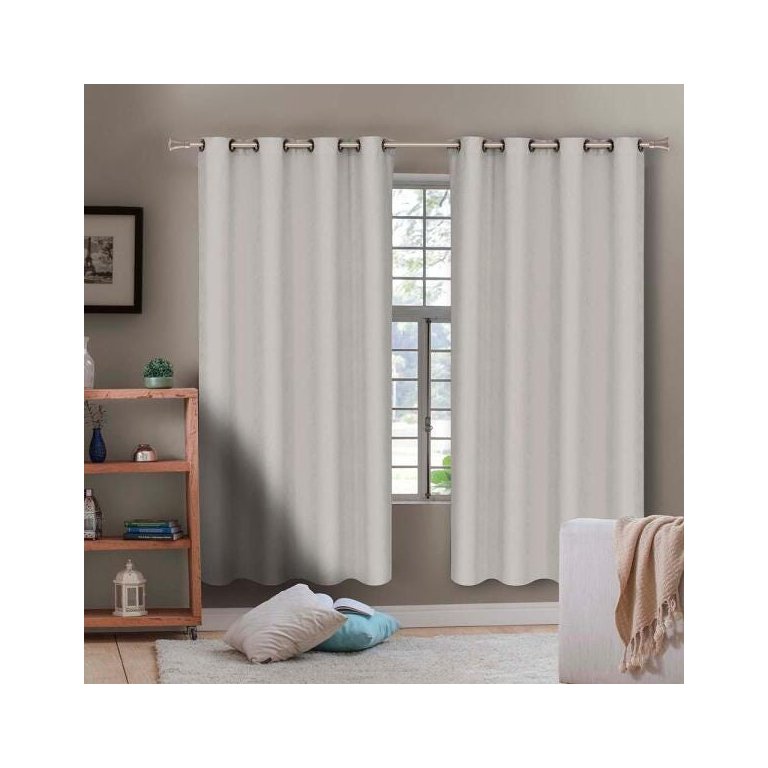 Cortina Veneza 9571 Nude Duas Fibras 1,70X2,60M - BecaDecor