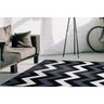 Tapete para Sala Renaissance Zig Zag 50 Preto 2,00x3,00M - J Serrano - 1