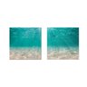 Conjunto de 2 Quadros Decorativos Under The Sea:90x90 cm - 1