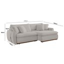 Ver imagem 2 de Sofá Cama Retrátil e Reclinável Inova 210 Cm Braço 15 Cm Meu Sofá Online