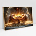 Ver imagem 2 de Quadro Decorativo Jesus Pão Ceia Sala Quarto Casa Escritório