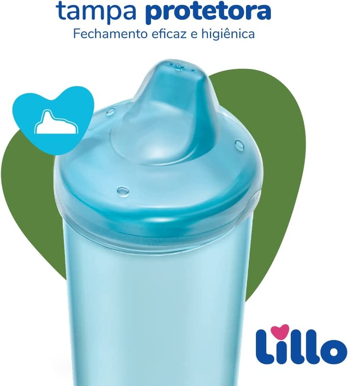 Copo Infantil de Treinamento 360 - Foguete Azul Buba - Loja Lanchinhos
