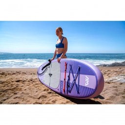 Prancha Stand Up Inflável Coral Night Fade Aqua Marina - com Bomba, Mochila , Remo e Leash de - 6