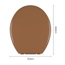 Ver imagem 6 de Assento Sanitário Plástico Astra Tpk/as Almofadado Caramelo