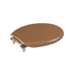 Assento Sanitário Plástico Astra Tpk/as Almofadado Caramelo - 1