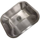 Ver imagem 2 de Tanque Lavanderia 30 Litros Aço Inox Lava Roupa Sifao Valvula Esfrega Limpeza Lavabo Casa Area