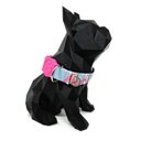 Ver imagem 2 de Conjunto Coleira, Peitoral, Guia e Cinto para Cachorro - Tamanho Médio - Modelo Flamingo