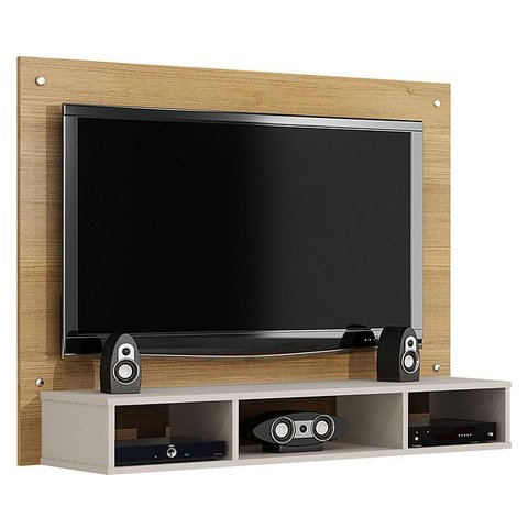 Painel para Tv Atena Cinamomo Off White – Valdemóveis