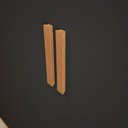 Ver imagem 4 de Guarda-roupa 6 Portas de Bater Kappesberg Canela/preto Fosco 180cm