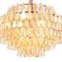 Ver imagem 4 de Lustre de Vidro Odeon 42cmx60cm Bella Iluminação