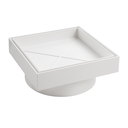 Ver imagem 1 de Ralo Smart Invisível Quadrado Branco 15 x 15 Centímetros - 2308 - Estrela