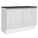 Ver imagem 1 de Balcão de Pia Cozinha 100% MDF 120 cm 2 Portas Branco Acordes Madesa