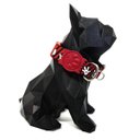 Ver imagem 2 de Conjunto Coleira, Peitoral e Guia para Cachorro - Tamanho Médio - Modelo Mickey