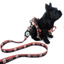 Ver imagem 3 de Conjunto Coleira, Peitoral e Guia para Cachorro - Tamanho Pequeno - Modelo Minnie