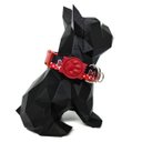 Ver imagem 2 de Conjunto Coleira, Peitoral e Guia para Cachorro - Tamanho Pequeno - Modelo Minnie