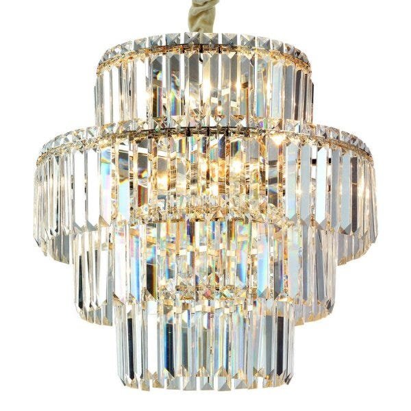 Pendente de Cristal Hera 49cmx48cm Bella Iluminação - 1