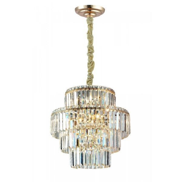 Pendente de Cristal Hera 49cmx48cm Bella Iluminação - 3