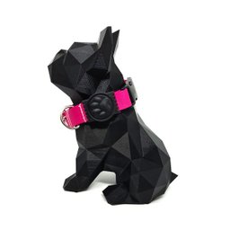 Conjunto coleira,peitoral e guia para cachorro - Tamanho Grande - Modelo Pink - 2