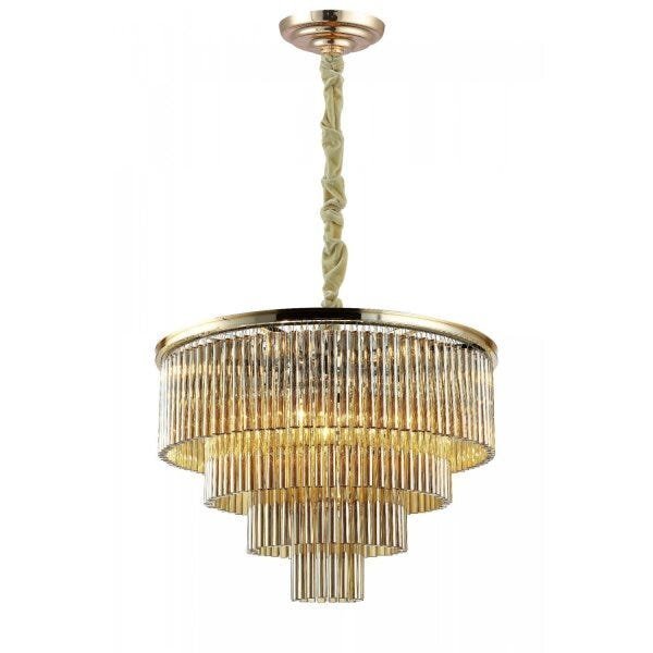 Pendente de Cristal Vivi 42cmx60cm Bella Iluminação - 1