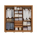 Ver imagem 3 de Guarda Roupa Roupeiro Casal com 6 Portas e 3 Gavetas Cb04m569 Kappesberg