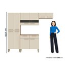 Ver imagem 2 de Cozinha (com Balcão) 8 Portas 2 Portas de Vidro 2 Gavetas Nala Plus Freijo/soft - Ssx Multicoisas