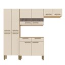 Ver imagem 1 de Cozinha (com Balcão) 8 Portas 2 Portas de Vidro 2 Gavetas Nala Plus Freijo/soft - Ssx Multicoisas