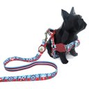 Ver imagem 3 de Conjunto Peitoral e Guia para Cachorro - Tamanho Grande - Modelo Marinheiro