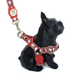 Conjunto peitoral e guia para cachorro - Tamanho Médio - Modelo Mickey - 2