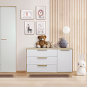 Ver imagem 4 de Cômoda Infantil Quater Linha Petit 3 Gavetas e 1 Porta