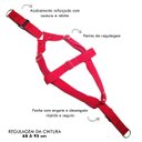 Ver imagem 1 de Peitoral para Cachorro - Tamanho Gg - Básico Vermelho
