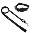 Ver imagem 1 de Conjunto Coleira e Guia para Cachorro - Tamanho Grande - Modelo Black