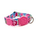 Ver imagem 3 de Conjunto Coleira e Guia para Cachorro - Tamanho Médio - Modelo Flores
