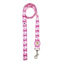 Ver imagem 4 de Conjunto Coleira e Guia para Cachorro - Tamanho Médio - Modelo Pata Rosa