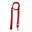 Ver imagem 4 de Conjunto Coleira e Guia para Cachorro - Tamanho Pequeno - Modelo Red