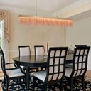 Ver imagem 2 de Pendente Led de Metal Voile 20cmx3cmx120cm Bella Iluminação 24W