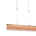 Ver imagem 3 de Pendente Led de Metal Voile 20cmx3cmx120cm Bella Iluminação 24W