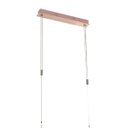 Ver imagem 4 de Pendente Led de Metal Voile 20cmx3cmx120cm Bella Iluminação 24W