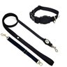 Conjunto coleira, guia e cinto para cachorro - Tamanho Médio - Modelo Black - 1