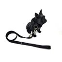 Ver imagem 2 de Conjunto Coleira, Guia e Cinto para Cachorro - Tamanho Médio - Modelo Black