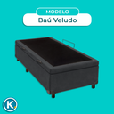 Ver imagem 5 de Cama Box Bau Solteiro Blindado Nature Cinza 78x188