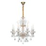 Lustre de Cristal Elyseé 78cmx72cm Bella Iluminação - 1