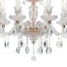 Lustre de Cristal Elyseé 78cmx72cm Bella Iluminação - 2
