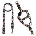 Ver imagem 1 de Conjunto Peitoral e Guia para Cachorro - Tamanho Grande - Modelo Abstrata