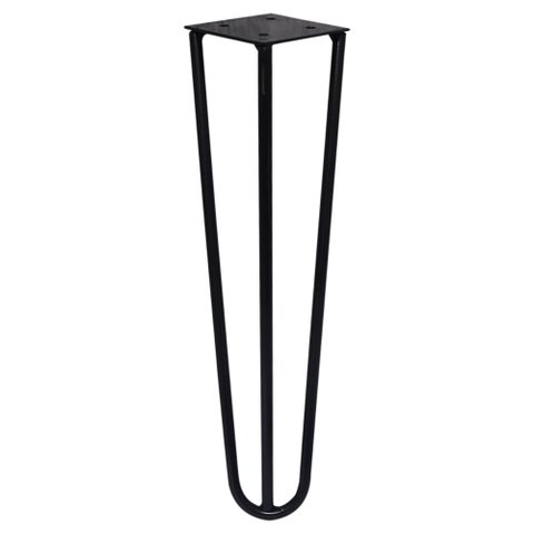 Pé de Metal 25 Cm Hairpin Legs Mesas de Centro Puffs Preto G41 Gran Belo Mesa Rack Aparador Buffet P