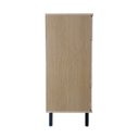 Ver imagem 7 de Cômoda Moderna 4 Gavetas com Detalhe Ripado 80cm Ditália