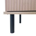 Ver imagem 4 de Cômoda Moderna 4 Gavetas com Detalhe Ripado 80cm Ditália