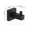 Ver imagem 3 de Cabide para Banheiro de Metal Cubit Preto/Matte Meber Metais