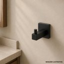 Ver imagem 2 de Cabide para Banheiro de Metal Cubit Preto/Matte Meber Metais