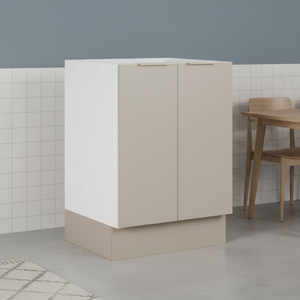 Balcão 2 Portas 60cm sem Tampo com Rodapé Ipanema CabeCasa MadeiraOriginals