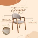Ver imagem 7 de Conjunto Mesa de Jantar e 6 Cadeiras Savana Madeira Laminado Natural Área Gourmet Cozinha Moderna:li